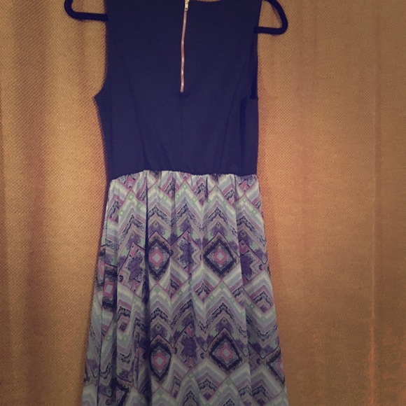 Purple High Waisted Dress